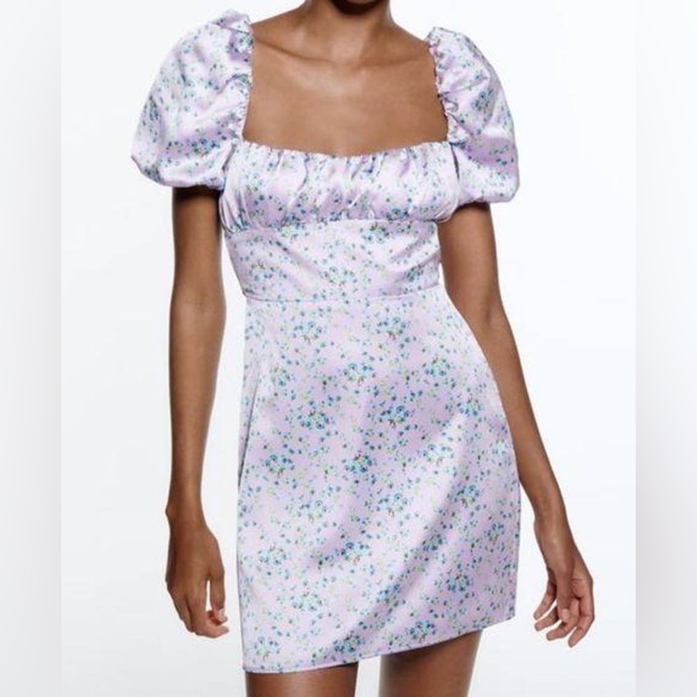 Zara Milkmade Mini Satin Dress